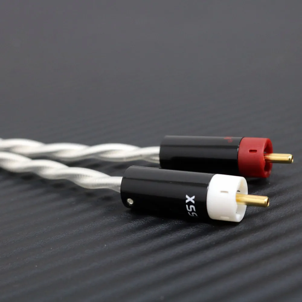 HIFI  Nordost silver aux 3.5mm  headset plug to 2rca jack  Audio signal line Computer and audio connection  cable 2rca cables