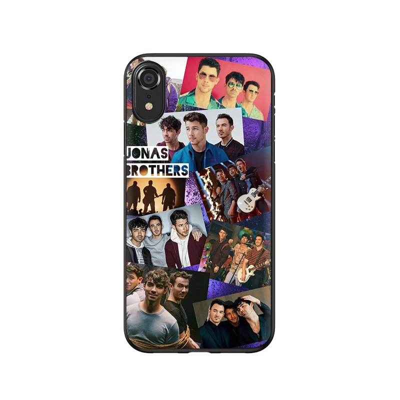 Jonas Brothers мягкий силиконовый телефон чехол для iPhone 5 5S SE 6 6s 7 8 Plus X XR XS 11 Pro Max - Цвет: B2