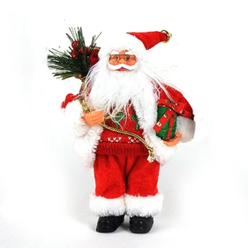 

Cartoon Christmas Lovely Simulation Toys Santa Claus Ornaments Dolls Gift Decor Model Toys