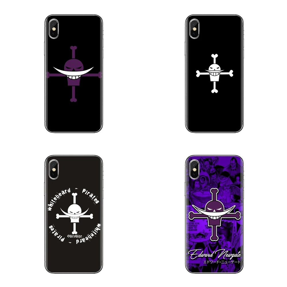 For Oneplus 3T 5T 6T Nokia 2 3 5 6 8 9 230 3310 2.1 3.1 5.1 7 Plus 2017 2018 Silicone Phone Case One Piece Whitebeard skull flag |