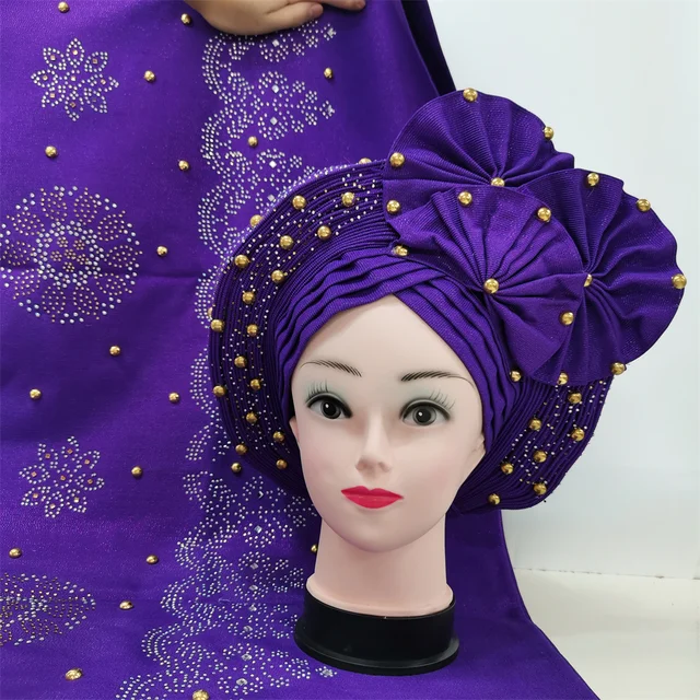 Sciarpa Hijab Elegante Con Perline Sciarpa Hijab Donna Con Perline E Pizzo - Per Matrimoni Musulmani, Avvolgente, Bling, Elegante Cappello Nita - Foto 12