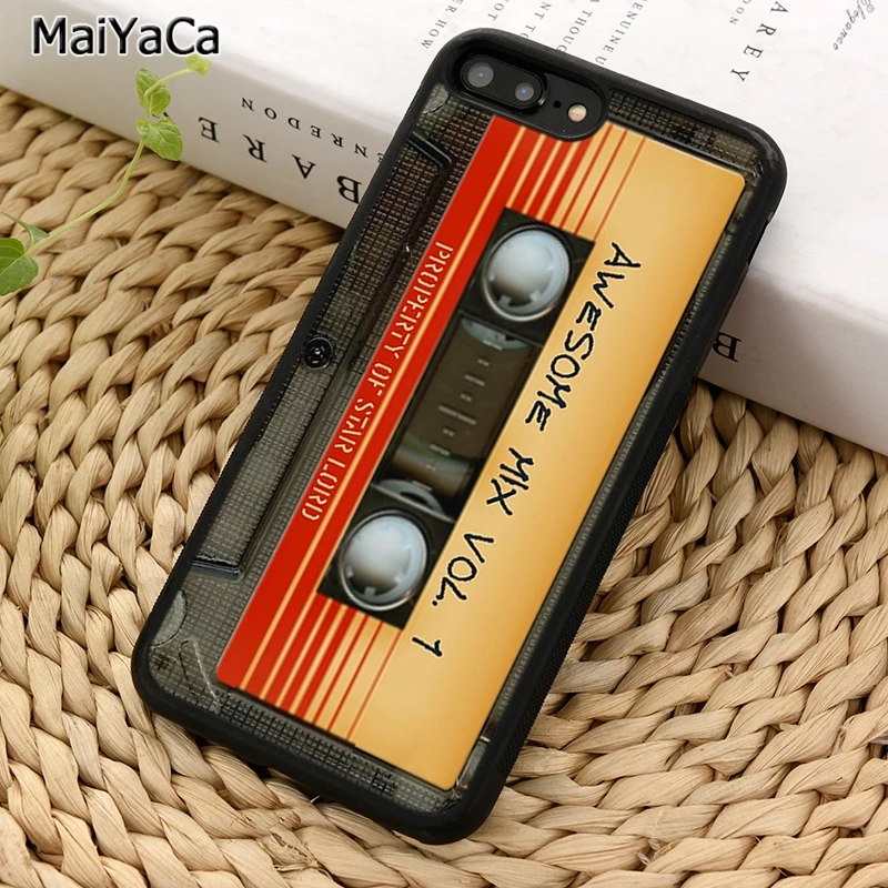 MaiYaCa Awesome mix cassette Phone Case For iPhone 5 6S 7 8 plus 11 12 13 Pro X XR XS Max Samsung Galaxy S6 S7 S8 S9 S10 | Мобильные