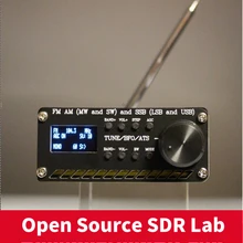 Récepteur Radio toutes bandes SI4732 assemblé, FM AM (MW & SW) SSB (LSB & USB) avec batterie au Lithium + antenne + haut-parleur + boîtier