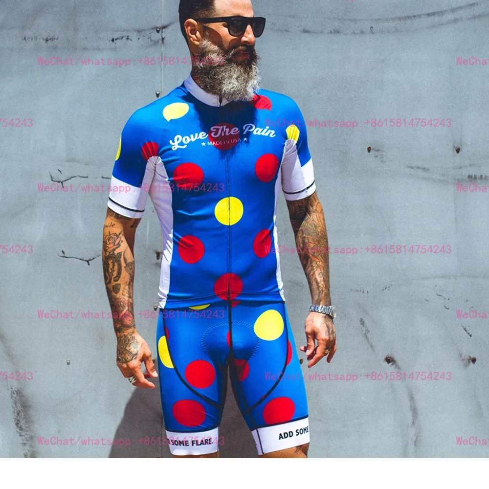 Love the pain FACTOR Maillot skimo Pro Unisex darkness Bicycle Summer Clothing Sets Bike racing sport Bicycle maillot ciclismo - Цвет: Summer sets