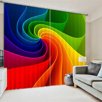 

Hero 2 Panels/Set Window Curtains Block out Fabric Drapes Darkening Thermal Insulated Living Room Bedroom