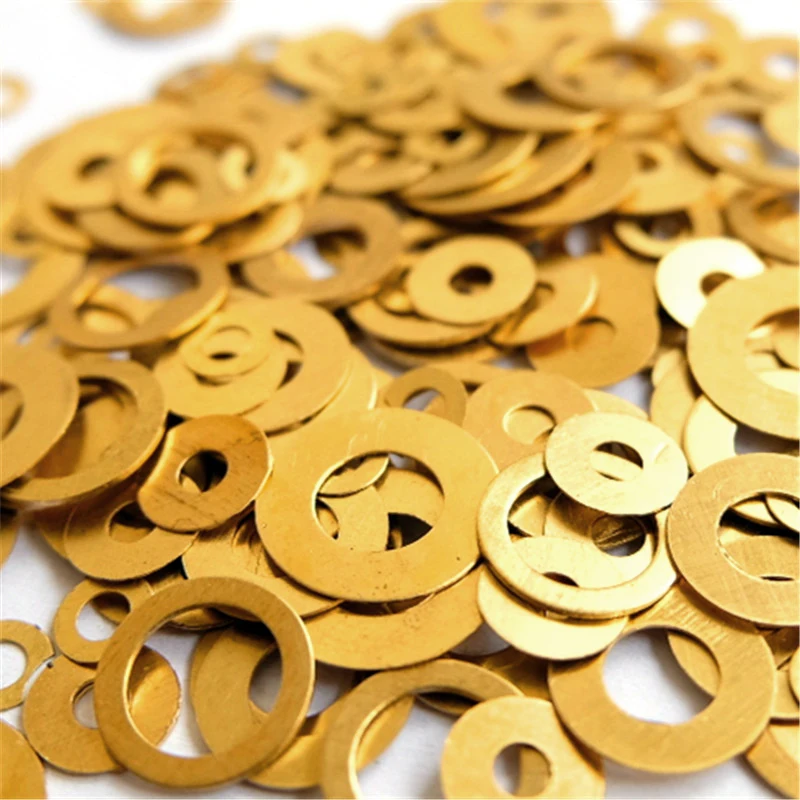 10pcs DIY Folding knife washers Folding Knives Screws Folding Brass