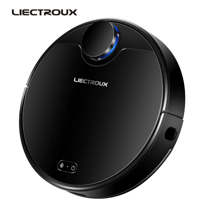 US $316.20 2021 LIECTROUX Robot Vacuum Cleaner ZK901Laser Navigation APP Visual MapsSmart Memory Wet Dry UV Suction 4KPa Water Tank Home