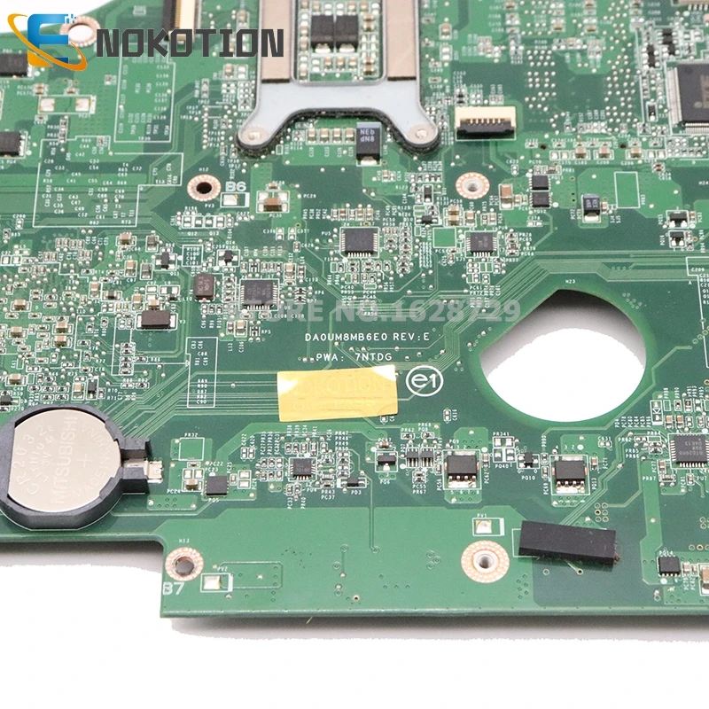 NOKOTION CN-07NTDG 07NTDG DA0UM8MB6E0 для Dell Inspiron 14R N4010 14 дюймов Материнская плата ноутбука HD GMA HM57 DDR3 Бесплатный процессор