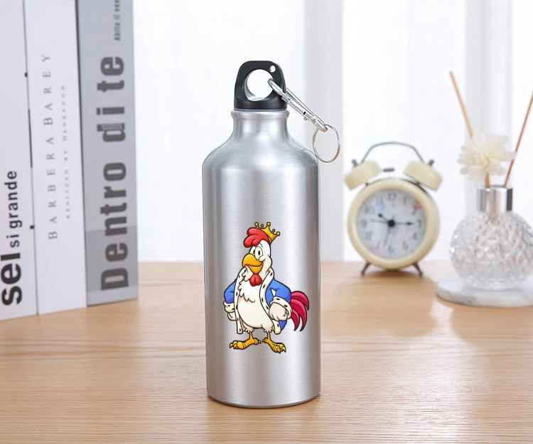 

Bicycle Water Bottle 600ML Protein Shaker Outdoor Travel Portable Leakproof Drinkware Cartoon Animal My Drink Bottle BPA Free