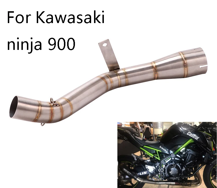 Соединительная выхлопная средняя труба Z900 круглая 51 мм глушитель скользящий для