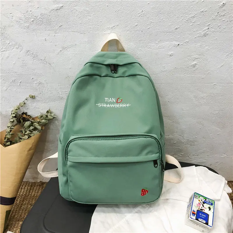 

Teen School Bags for Girls Teenage Backpack Women Bag School Lightweight Nylon Student Bookbag Female Cute High Schoolbag