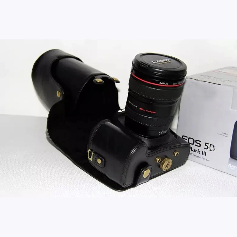 Чехол для камеры из искусственной кожи для Canon EOS 5D2 5D3 5D4 5DS 5DSR 5D Mark III 5D Mark IV DSLR чехол высокого качества
