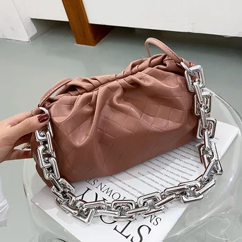 

SWDF Thick Chain Small PU Leather Hand Bags for Women 2020 Women's Bag Trend Handbags Crossbody Shoulder Bag Desingner Hand Bag