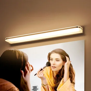 

Bathroom Light Fixture LED Mirror Light 42/52cm 9W/12W AC110-240V Waterproof Modern Cosmetic Acrylic Wall Lamp new Se25