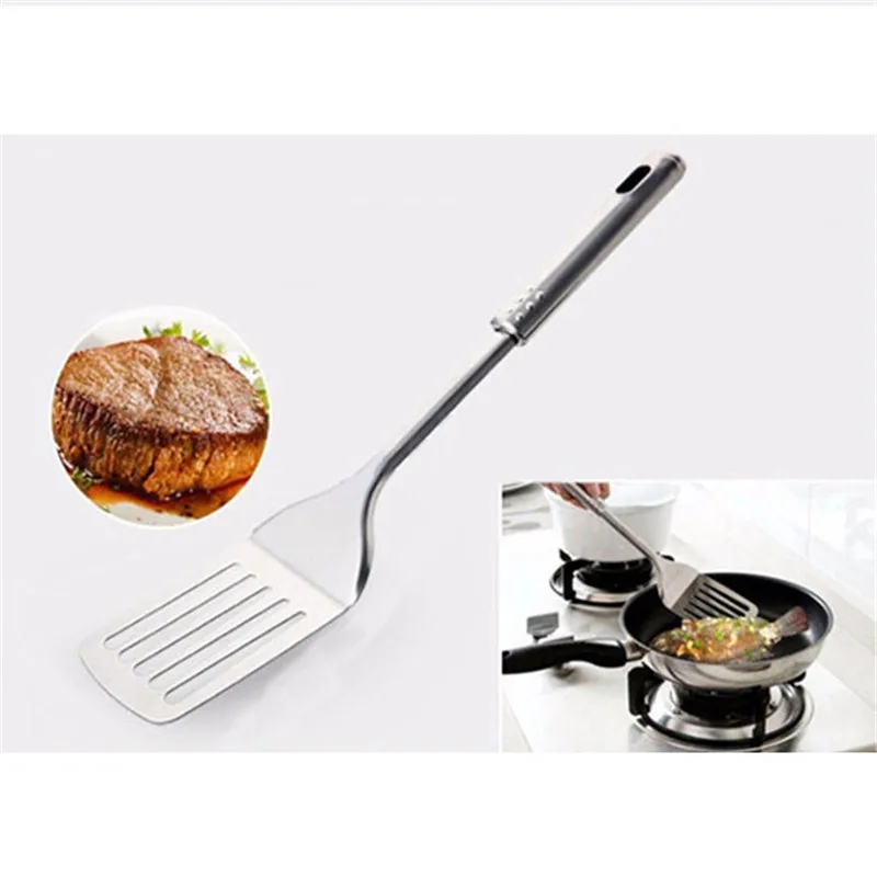 5pcs Stainless Steel Turner Kitchen Cooking Tools Set Hygienic Accessories Utensils Spatula Spoon KM88