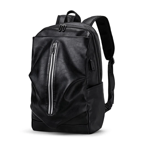 LIELANG School backpack Ноутбук Рюкзак Внешний USB Зарядка Компьютерные Рюкзаки Водонепроницаемый рюкзак для Мужчин Женщин - Цвет: Черный