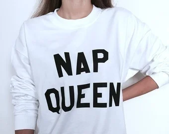 Новинка, модные повседневные пуловеры с надписью «NAP QUEEN» на осень и зиму, топы, свитшоты для женщин, спортивный джемпер, наряды, забавные крутые толстовки с капюшоном, Прямая поставка