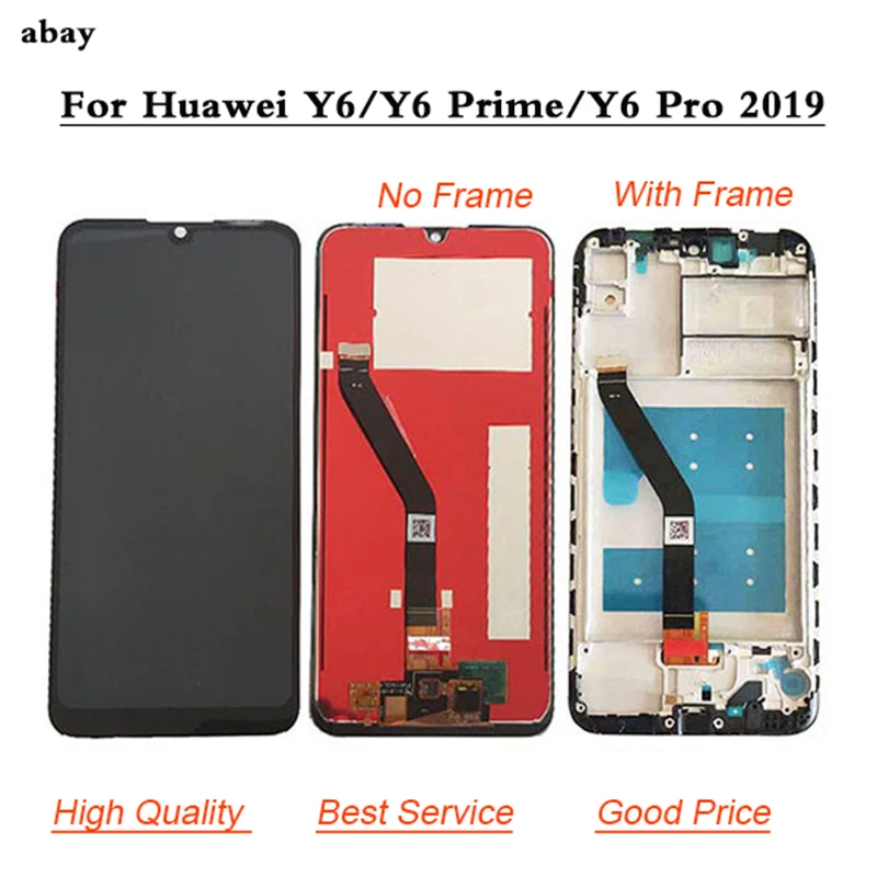 ЖК-дисплей 6 09 дюйма для Huawei Y6 Prime Pro 2019 MRD-LX1f + сенсорный экран дигитайзер датчик в