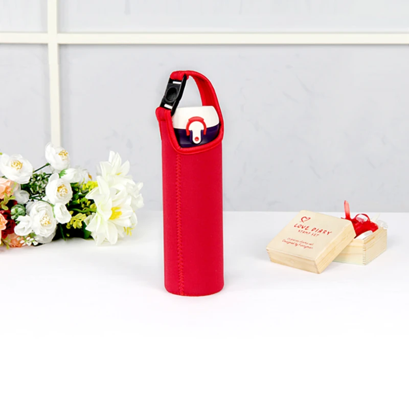 Разноцветная Термокружка сумки для бутылок с защитой от ожогов стеклянная