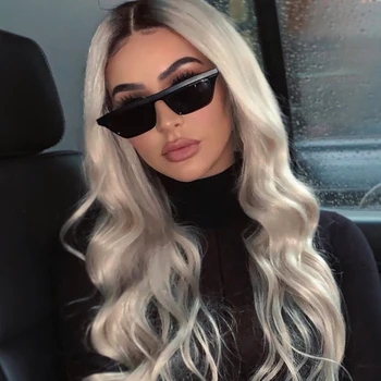 

Fashion Brand Designer Rectangle Sunglasses Ladies Retro vintage Small Square High Quality Sun Glasses Female Cat Eye glasses