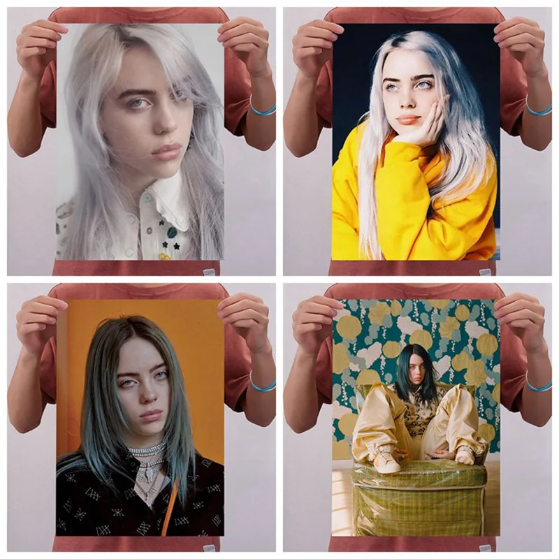 Billie Eilish плакат Hd Печатный домашний Декор Картина Billie Eilish картины настенные художественные современные Плакаты для гостиной