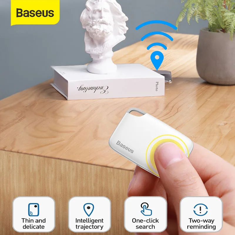 

Baseus Mini Smart Anti Lost Tracker Bluetooth GPS Tracker For Key Finder Child Alarm Wallet Finder Smart Tag Key Finder Locator