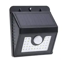 Трансграничной электричество поставщика Лидер продаж свет 30LED Солнечный Сенсор светильник-бра настенный свет человеческого реагирующая на движение Бра+ бордовый