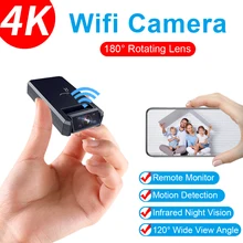 

WD6 Mini Camera WiFi Smart Wireless Camcorder IP Hotspot HD Night Vision Video Micro Small Cam Motion Detection
