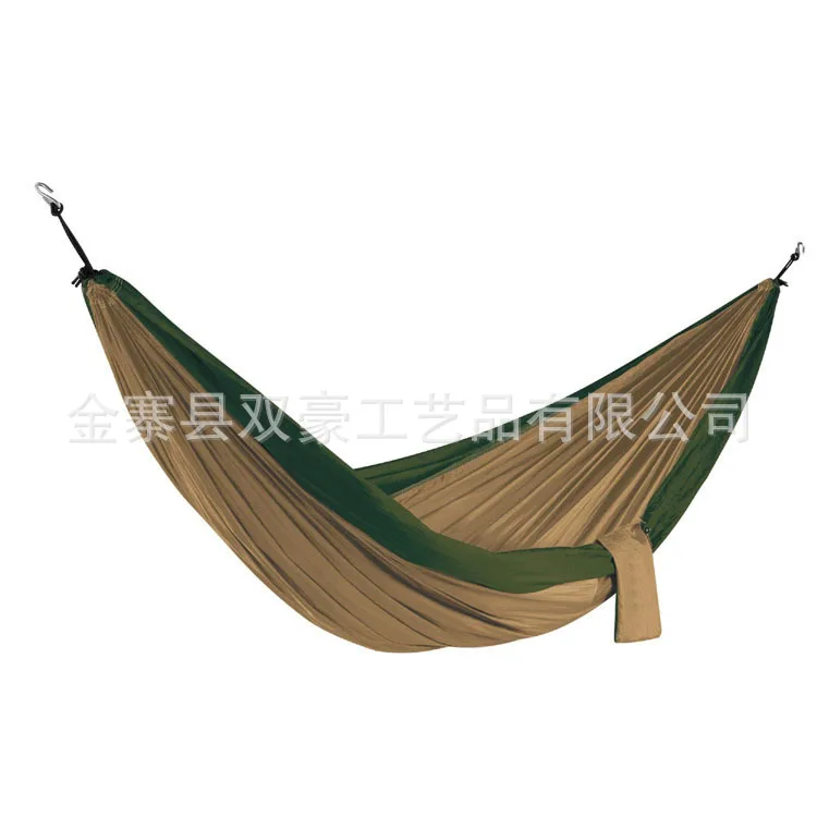 

Export Europe And America 210t Parachute Cloth Hammock Indoor Outdoor Double Hammock