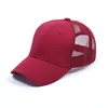 wine red mesh back