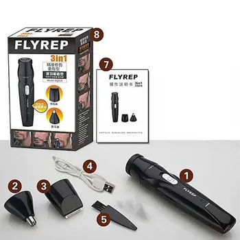 

Multifunctional Mini Razor Rechargeable USB Car Razor Travel Portable Razor Electric Shaver Beard Razor Kemei Male Cn(origin)