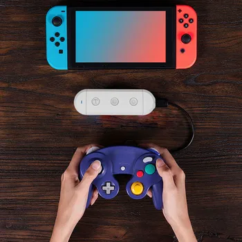 

Bevigac Portable Controller Wireless Converter Adapter for Nintendo Switch NES GC GameCube W-ii U PC