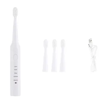 

Powerful Sonic Ultrasonic Electric Toothbrush Usb Charging Rechargeable Toothbrush Washable Electronic Whitening Toothbrush