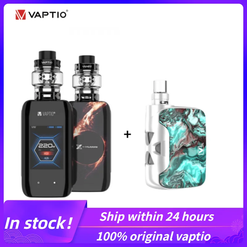 Электронная сигарета Vaptio 100% оригинал набор для вейпа с модным дисплеем 220 Вт 2