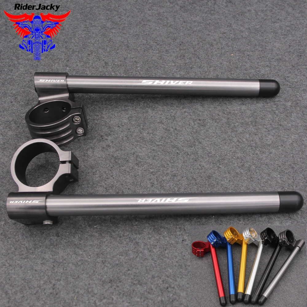 

Motorcycle 7/8" 22MM Clip On Adjustable Handlebar Fork Clamp For Aprila SL Shiver GT 750 2007-2016 2011 2012 2013 2014 2015