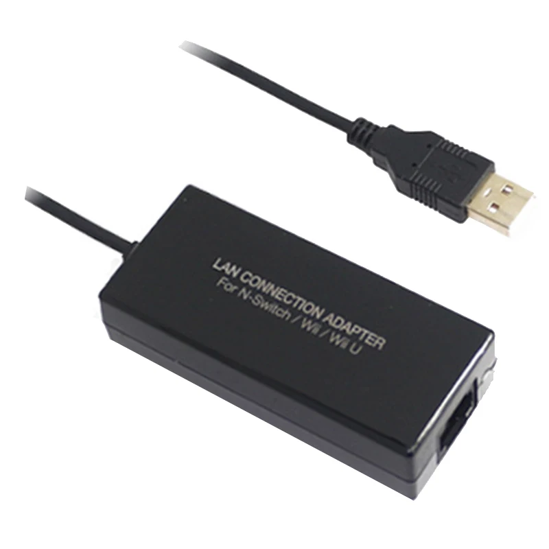 Адаптер для подключения Проводная сетевая карта USB Ethernet 100 Мбит/с(100 м) USB 2,0 для Kind NS для переключателя/для wii/для Wi-Fi IU консоли RJ