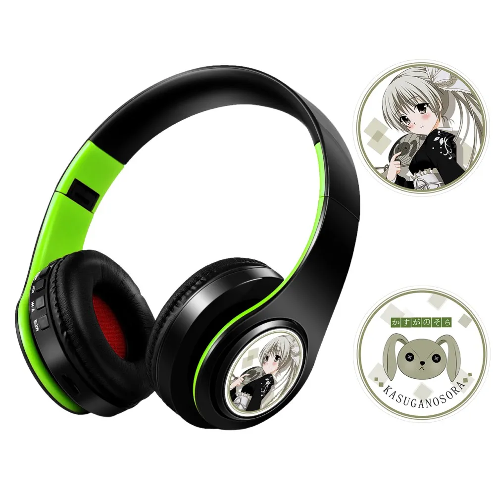 Anime Yosuga Não Sora Cosplay Headconjunto Popular Anime Jogo Fone de Ouvido Bluetooth Moda Presente do Estudante Kasugano Sora - Image 5