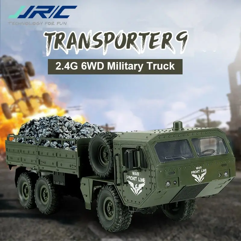 JJRC Q75 1:16 2 4 ГГц радиоприемник военный автомобиль внедорожный Рок Гусеничный