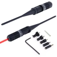 Vermelho ponto laser boresprancha kit para caça, 22 a 50 rifles calibre
