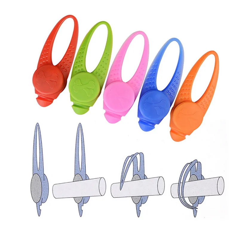 

1PC Rubber Dog Collar With ColorfuL LED Lights Neck Collar For Dogs Cats Decor Teddy Chihuahua Collar Accessories Pet