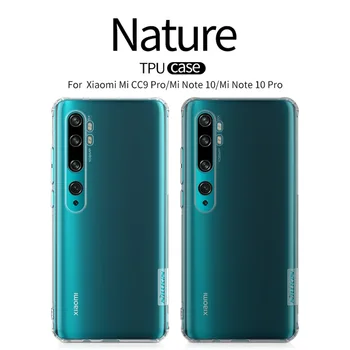 

Nillkin Cover For Xiaomi Mi CC9 Pro Note 10 Pro Case Nature Transparent Clear Soft Silicon TPU Back Cover for Xiaomi Mi Note10