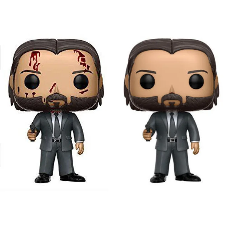 

10cm JOHN WICK Vinyl PVC Action Figures Modle Collecting Toys for Children's Birthday Gifts