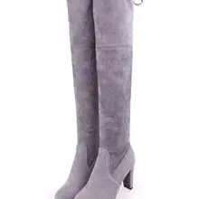 Ботинки женская обувь женские ботинки модные ботфорты на высоком каблуке г. Новые осенние ботинки из матовой кожи на высоком каблуке Большие размеры