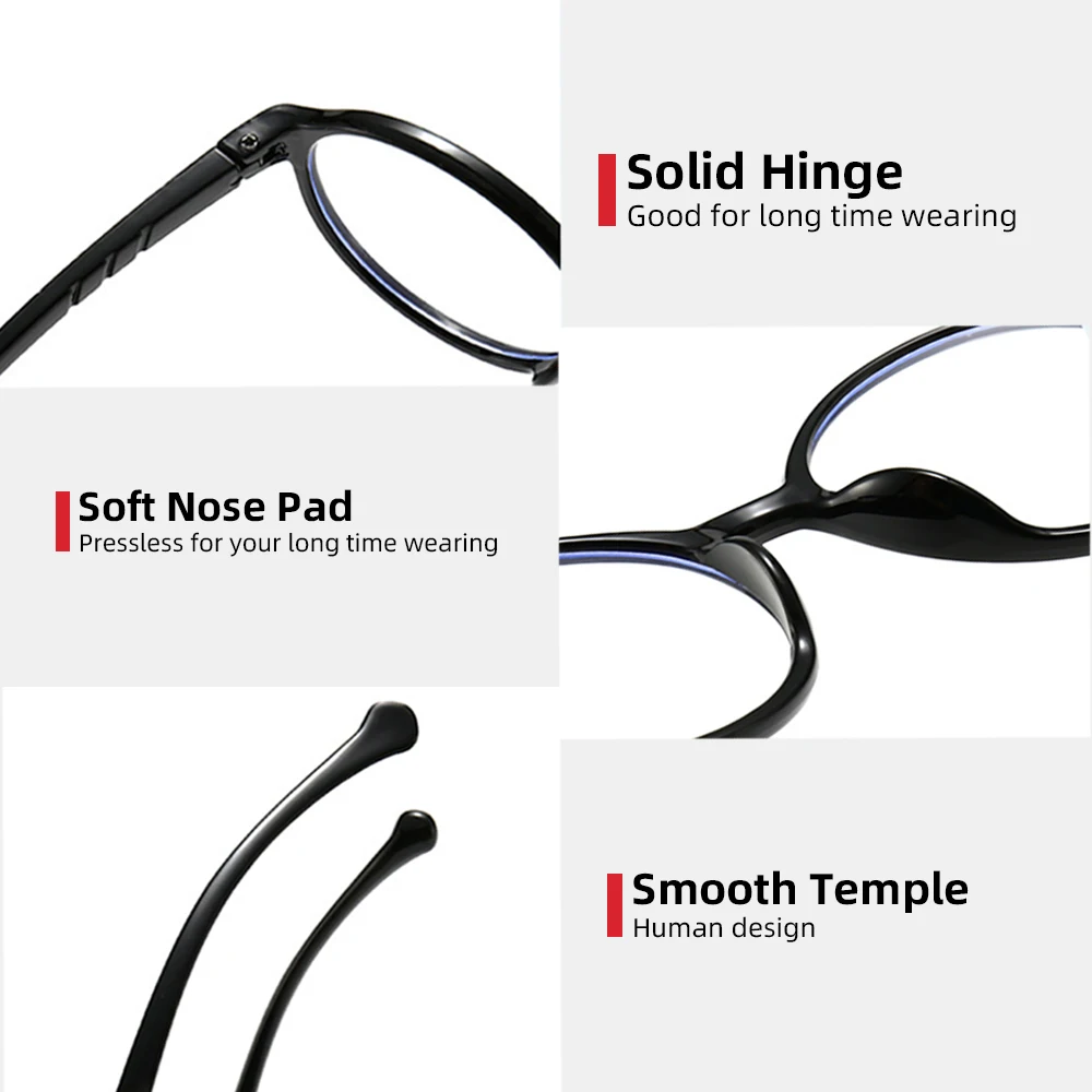 VIVIBEE Kids Blue Light Blocking Round Glasses Fashion Anti Blue Ray Computer Eyeglasses for Boys Girls UV400 Glasses Frame