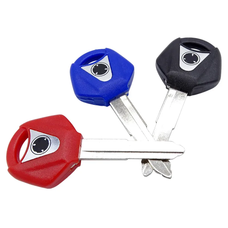 1PC 43mm Fit for YAMAHA YZF XJR1300 FJR1300 MT09 MT07 XJ6 TMax FZ6 FZ8 R3 R1 R6 Motorcycle Uncut Blade Blank Key Embryo