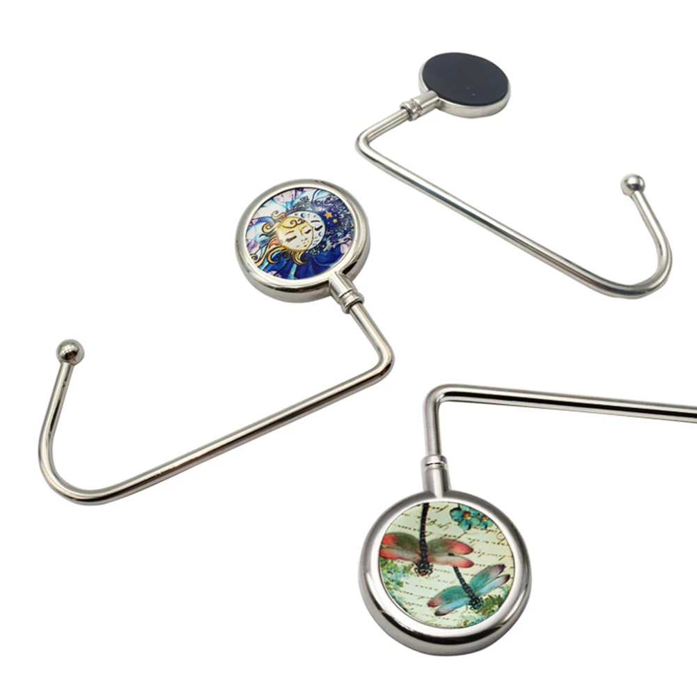 Table Zinc Alloy Lightweight Home Straight Convenient Decorative Multifunction Hook Office Anti Slip Bag Hanger Space Saving