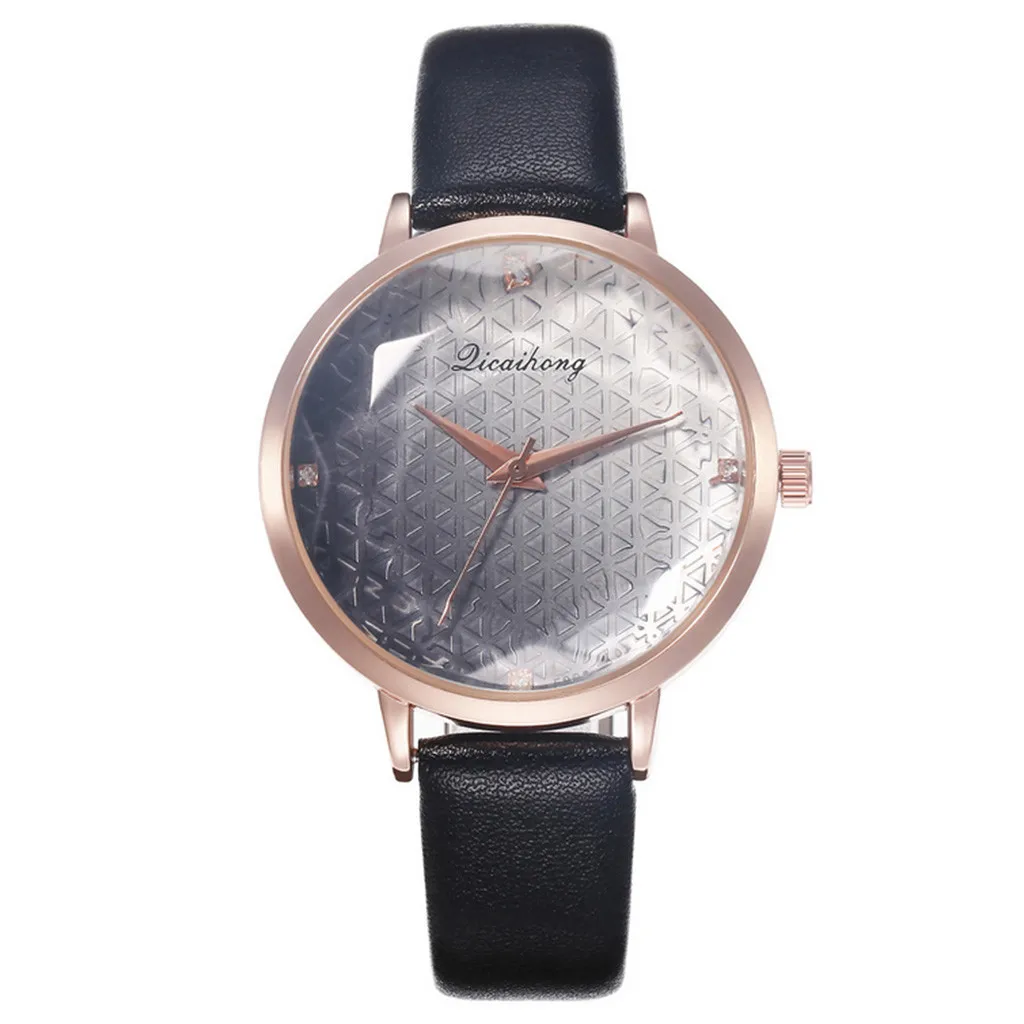 

Reloj Mujer Fashion Gradient Women Watches Luxury Leather Quartz Watch Women Dress Ladies Watches Clock Gift Zegarek Damski #W