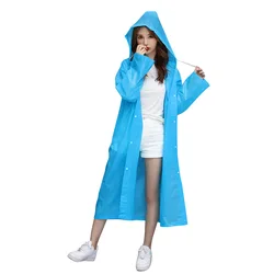 Outdoor Travel Fashion Environmental Protection Lightweight RainWear Non-disposable Thick Adult Raincoat For Men And Women