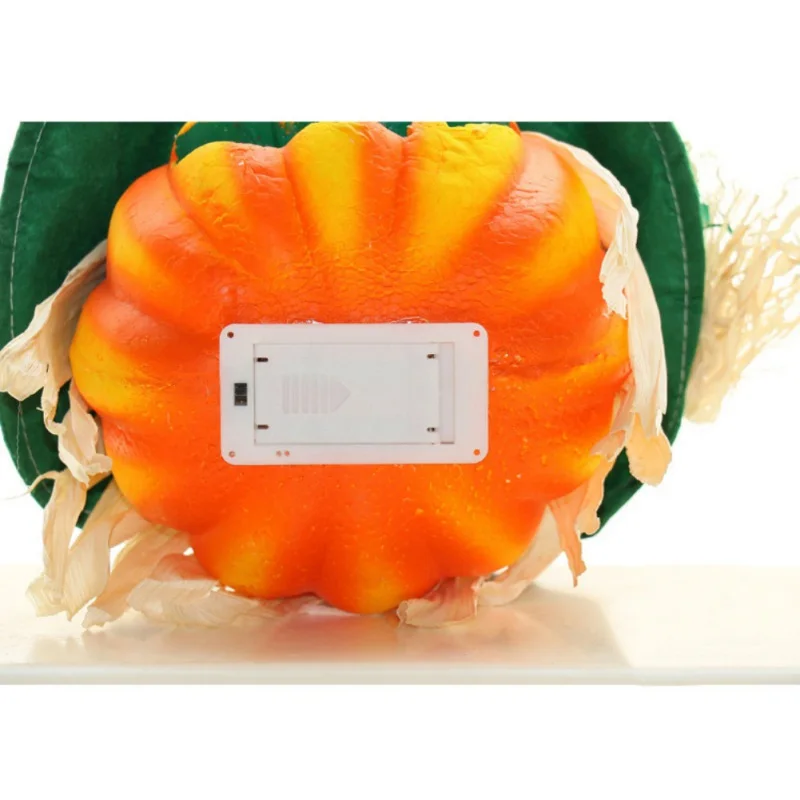 Halloween Light Up Pumpkin Lantern Witch Hat Jack-o-Lantern Decorations Foam Pumpkin Halloween Decorations Props Party Supplies