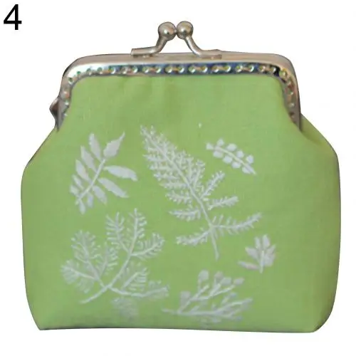 DIY Embroidery Flower Tree Purse Wallet Needlework Sewing Cross Stitch Materials Chinese Style Small Coin Purses Women Vintage - Цвет: 4